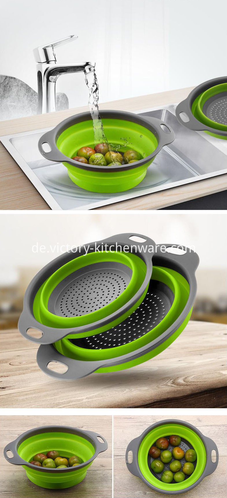 Kunststoffgriff Küchensieb plastic handle kitchen strainer